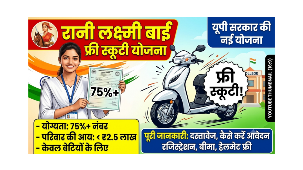 rani laxmi bai free scooty yojana