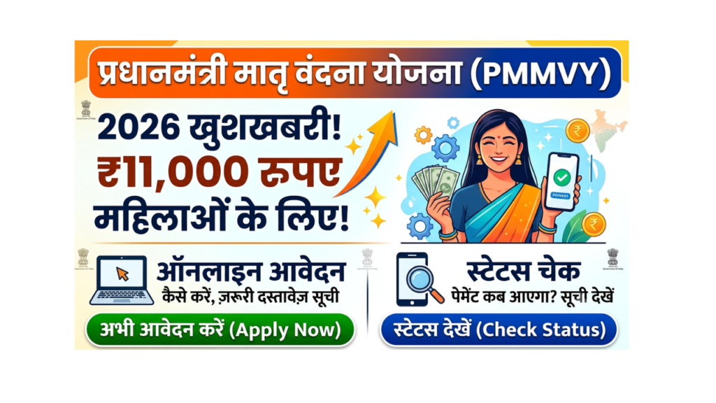 PM Matru Vandana Yojana Apply Online, Status Check 2026